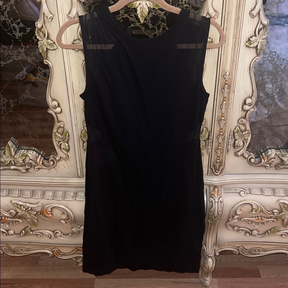 French Connection Black Sleeveless Dress